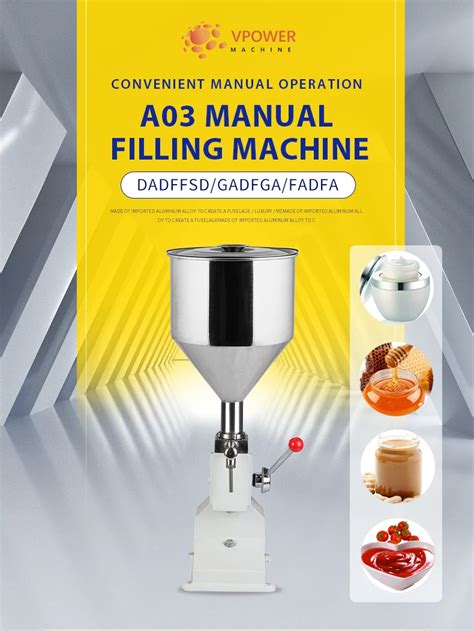 Machine De Remplissage Manuelle Pour Liquides 5 Ml À 50 Ml Appareil De