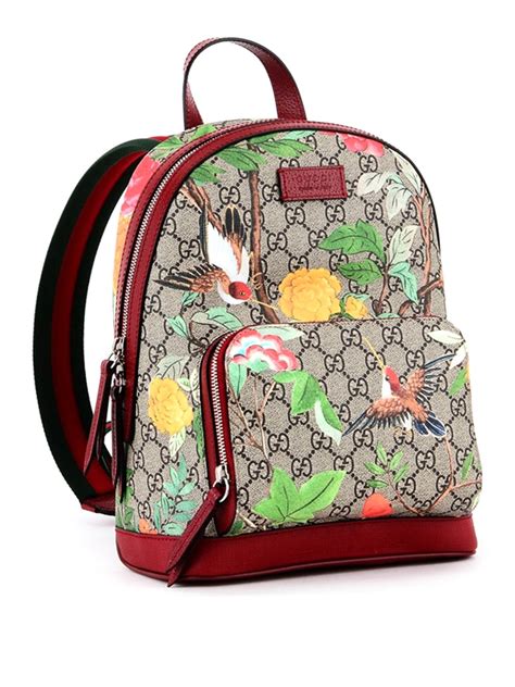 Backpacks Gucci Tian Printed Gg Supreme Backpack 427042k0lcn8722