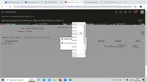 Business User Raised Ticket Unable To See Adjustment Periods In Oracle Ebs Fusion Subledgers