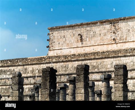 Temple of the Warriors - Chichen Itza Stock Photo - Alamy