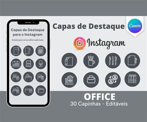 Pack Canvas Otica Capas Destaques Para Instagram Elo7