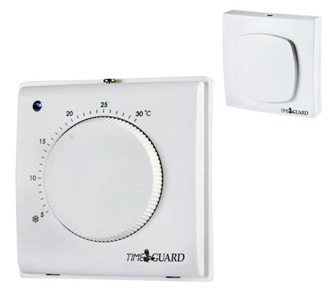 Tamperproof Electronic Room Thermostat Timeguard Cpc