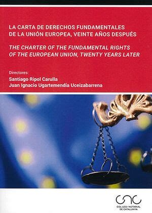 Libro Carta De Derechos Fundamentales De La Uni N Europea L Meses