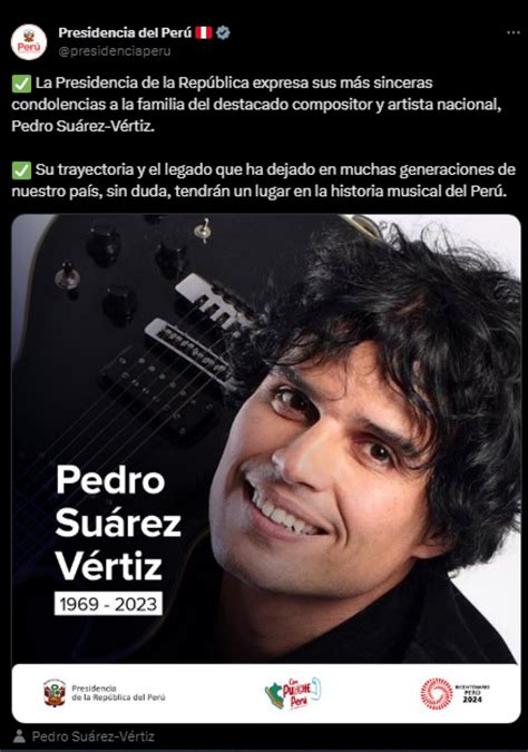 Falleció Pedro Suárez Vértiz últimas Noticias Velorio Del Cantante En Vivo Hoy Viernes 29 De