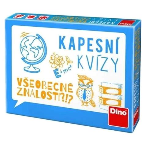 Cestovní hra Kapesní kvízy všeobecné znalosti Dino levně Kupi cz