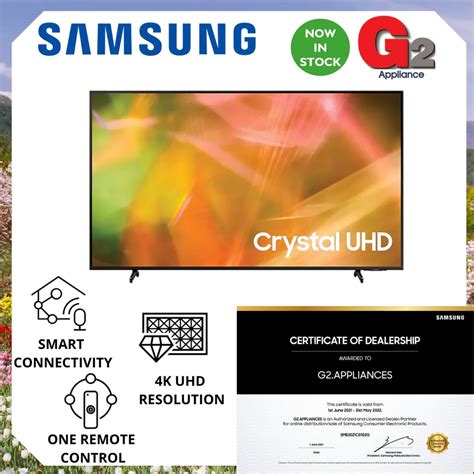 Samsung New 2021 43 Crystal UHD 4K Smart TV UA 43AU8000 Samsung