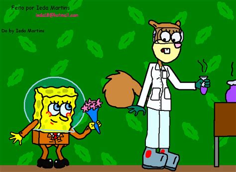 spongebob and sandy - Spongebob Squarepants Fan Art (36622942) - Fanpop