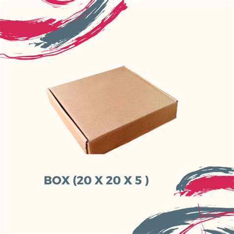 Jual Kardus Packaging Murah Uk 20x20x5 POLOS BARU Jakarta Barat Box