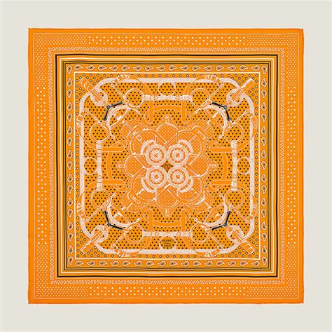 Eperon D Or Bandana Scarf 70 Hermès Australia