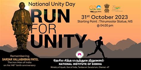 ‘Run For Unity’ at NIS – Celebrating National Unity Day – 2023 ...