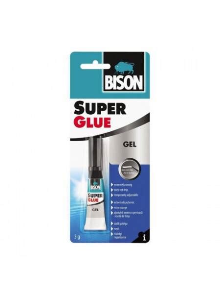 Adeziv Cianoacrilat Super Glue Gel Bison Profiart