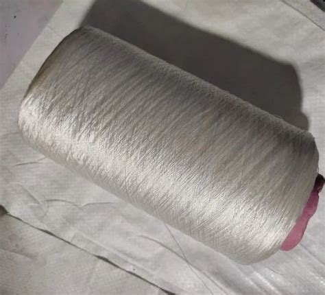 Plain White Ply Silk Yarn For Weaving Count At Rs Kg In