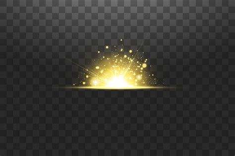 Premium Vector Shining Golden Stars Isolated On Transparent