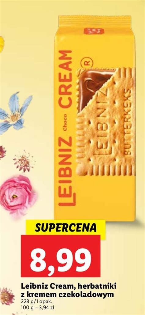 Promocja Ciastka Cream Choco Leibniz W Lidl