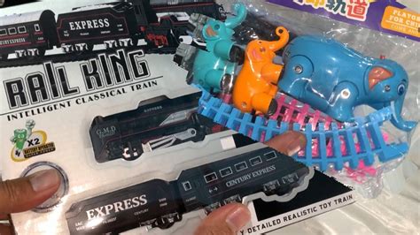 Unboxing Kereta Classic Rail King Express Dan Kereta Gajah Baru