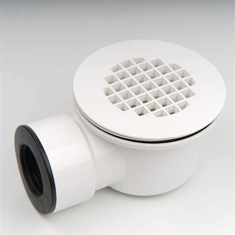 Mucol Low Profile Shower Base Drain With Perforated Strainer Side