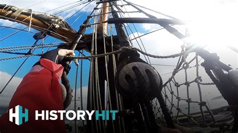 Climbing The Rigging Of An Th Century Tall Ship Youtube