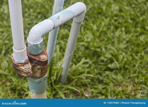 Old Water Pipe In Garden Stock Photo Image Of Outdoor 118975980