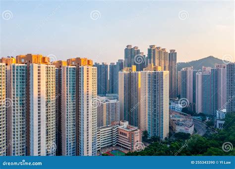 5 May 2022 View Of Hong Kong Buildings At Tseung Kwan O Editorial Image