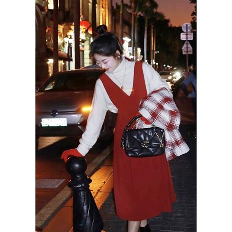 Red Overall Dress Women S Fashion Dresses And Sets Jumpsuits On Carousell