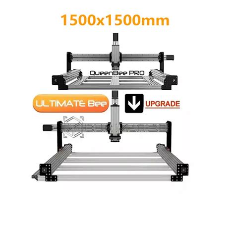 1500x1500mm Bulkman3d Upgrade Conversion Kit From Queenbee Pro To Ball Screw Ultimate Bee Cnc