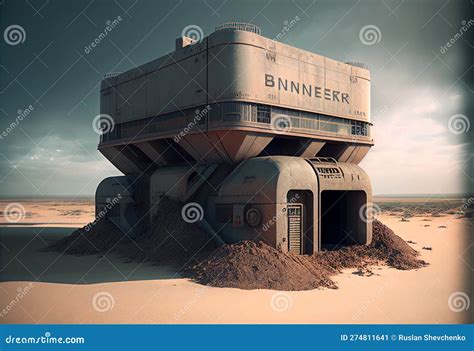 Bunker. Entrance To Underground Military Bunker. Armored Heavy Metal Door In Old Underground ...