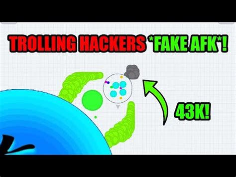 Funny Fake Skin Trolling Macro Hackers Agar Io Mobile Troll Revenge