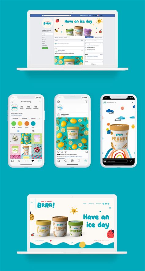 Brrr! Ice Cream - Corporate Identity :: Behance