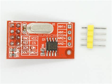 Adc Board Dual Bit Spi Ad Tm Sunrom Electronics