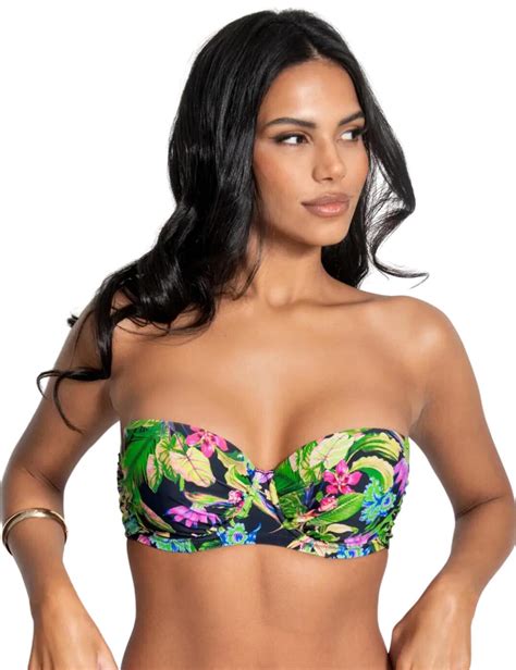 Pour Moi St Lucia Strapless Padded Multiway Bikini Top Belle Lingerie