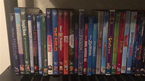 My Complete Disney Animated Movie Blu Ray And Dvd Collection 2018 Youtube