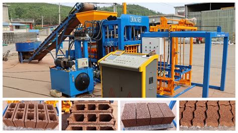 Qt4 18 Automatic Hydraulic Cement Concrete Hollow Block Making Machine