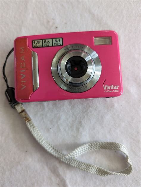 Vivitar Vivicam Pink Tested Works Ebay