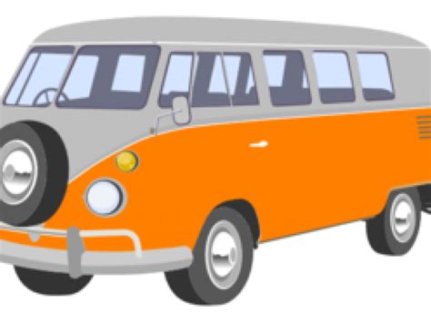 Original White Volkswagen Bus Vector 640x480 Png Download