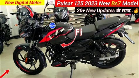 🤩bajaj Pulsar 125 Bs7 2023 New Model With Fi And New Features 20 New