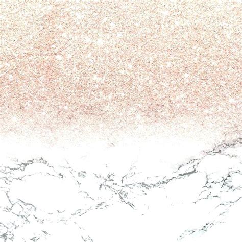 Rose Gold Glitter Marble Wallpaper