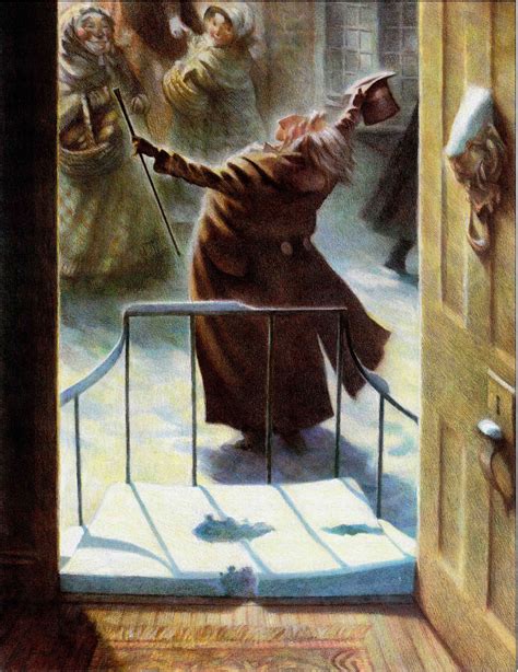 Carter Goodrich Illustrations For A Christmas Carol Christmas Carol