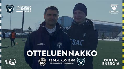 ACOTV Otteluennakko FC Haka AC Oulu 14 4 2023 Veikkausliiga YouTube