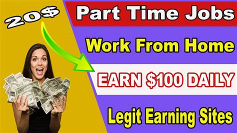 Part Time Jobs Work From Home Earn 10 Daily Without Investment