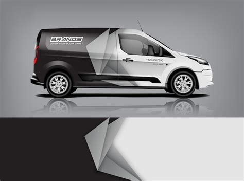 Premium Vector Van Wrap Design Wrap Sticker And Decal Design For