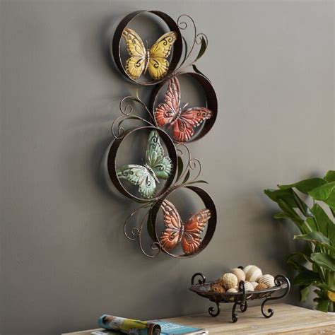 August Grove Ila Metal Butterfly Wall D Cor Reviews Wayfair