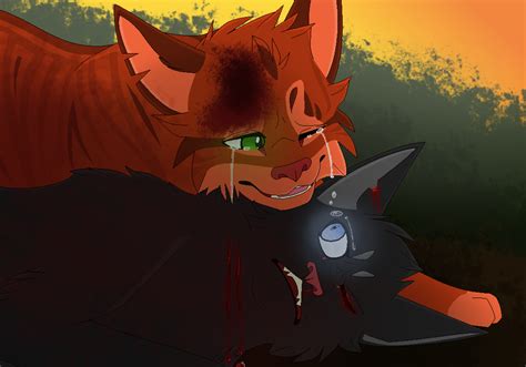 Im So Sorry Scourge And Firestar By Coalpatchofduskclan Warrior Cats