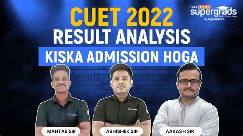 Cuet 2022 Result Analysis Your Score Vs Cut Off Cuet Result 2022