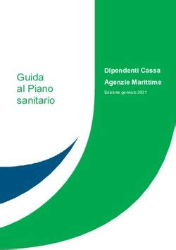 Guida Al Piano Sanitario Dipendenti Cassa Agenzie Marittime Edizione