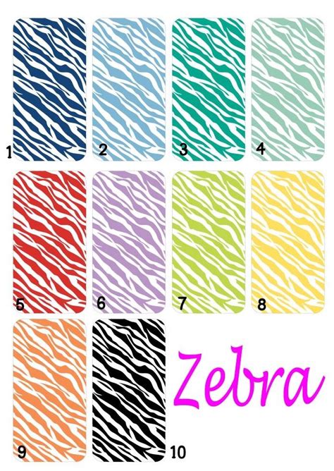 Available Zebra Colors | Print design, Zebra, Print