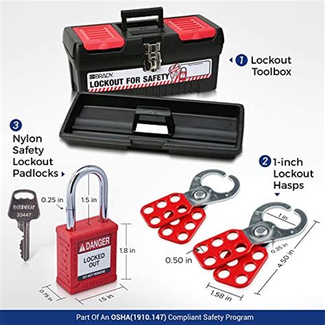 Brady Electrical Lockout Tagout Kit Hasps Clamp On Universal