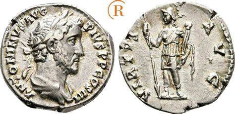 R Mische Kaiserzeit Antoninus Pius N Chr Denar N Chr