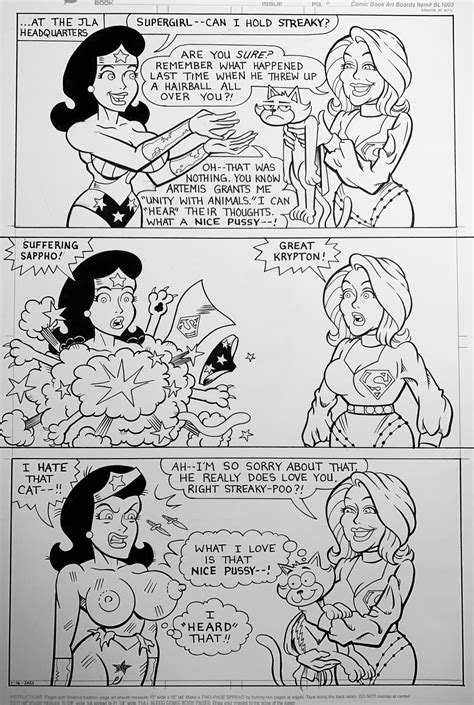 Rule 34 Assisted Exposure Black And White Boobs Cleavage Comic Dc Comics Dialogue Exposed