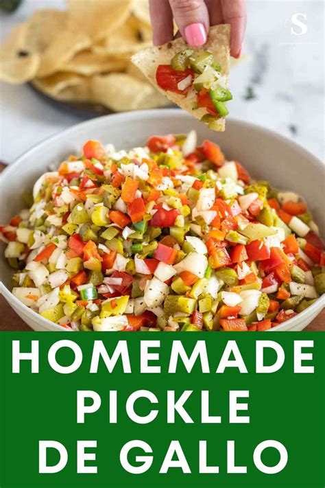 Pickle De Gallo Pickle Salsa This Pickle De Gallo Recipe Uses Crunchy