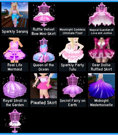 Roblox Royale High Skirts